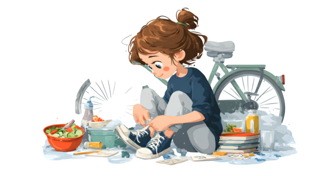 Cartoon vector of a cheerful boy capturing 12 different animated character expressions, perfect for educational projects, mobile apps, and creative infographics.