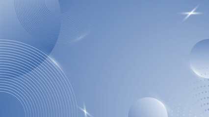 Minimalist blue gradient modern background with circle elements. Digital technology abstract modern