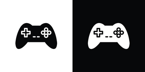 Game console icon Pixel perfect vector graphics. Symbol, logo illustration.