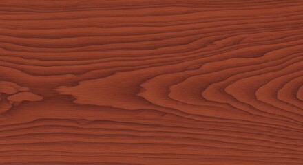 Fototapeta premium Rich Reddish-Brown Wood Grain with Elegant Flowing Wave Patterns.