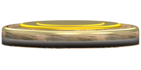 euro coin isolated on white background