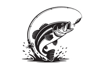 fishing  silhouette  vector