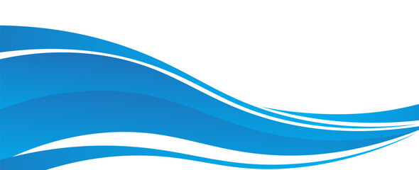Obraz premium Vector blue line background curve element with white space for text and message design, overlapping layers,