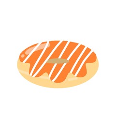 Orange donut 