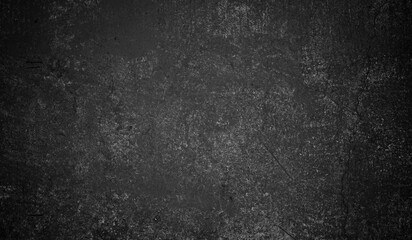Dark grey textured concrete wall background