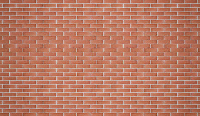 high resolution brick wall made of old red brick