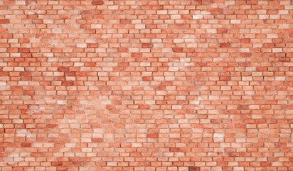 high resolution brick wall made of old red brick