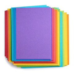 Fototapeta premium Fogli di carta colorati ad arcobaleno