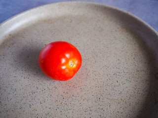 cherry tomatoes on a plate
