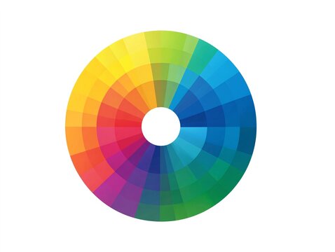 Icona Vettoriale della Ruota dei Colori