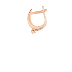 silver bracelet isolated on white