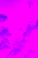 A vibrant and colorful abstract sky with fantasy clouds. A dreamy, surreal background texture for creative design projects.