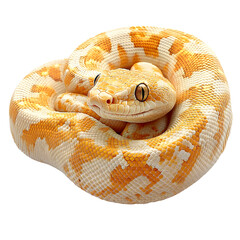 Obraz premium snake isolated on a white background