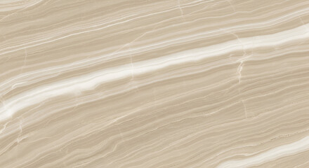 Obraz premium Subtle Light Beige Marble Tile with Horizontal Wavy Patterns