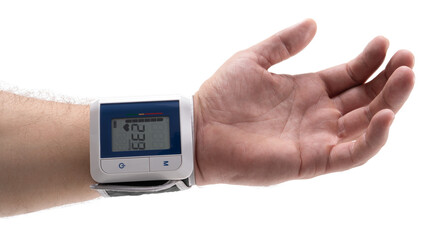Wrist digital blood pressure monitor