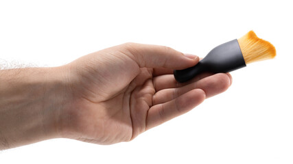 Fototapeta premium Hand with a makeup brush for beauty
