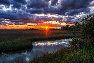 Jenkins Point Marsh Sunset