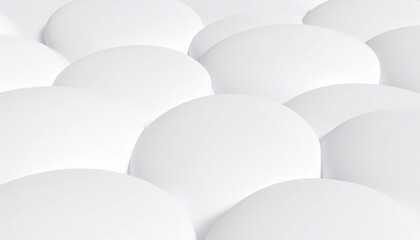 Abstract Geometric Pattern Of White Circles