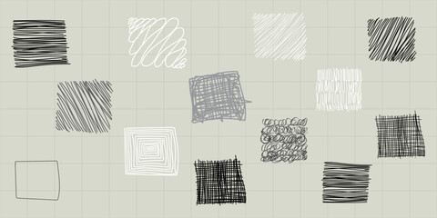 Hand Drawn Texture Patterns Collection