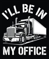 Funny Trucker T-Shirt Design