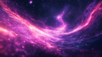 Naklejka premium Creative glowing purple metaverse space background