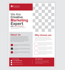  Corporate flyer design creative and modern layout.
