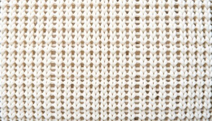 Close-up of a white seamless knitted wool texture, abstract, knitted