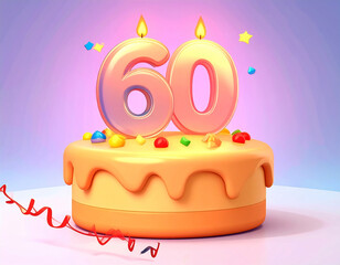 Party Kuchen 60 Geburtstag