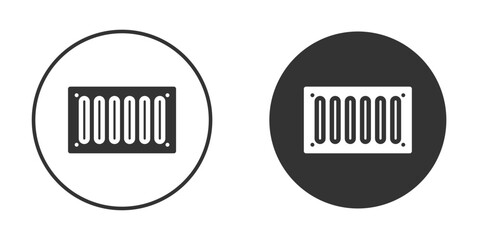 Fototapeta premium Drain icon concept, simple flat design. Clipart vecot in black colors