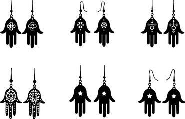 Hamsa Hand Symbol Variations