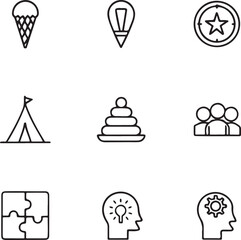 Abstract geometric shapes and lines in a dynamic composition with a distinct silhouette style suitable for modern design projects