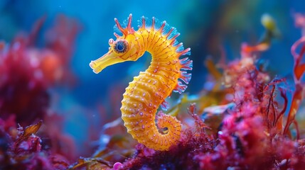 Seahorses are monogamous animals, meaning they only reproduce with one partner.