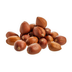 Fototapeta premium pesta nuts isolated on white transparent background, isolated image