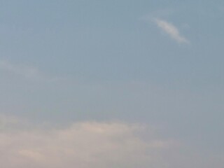 sky and clouds in the sunset