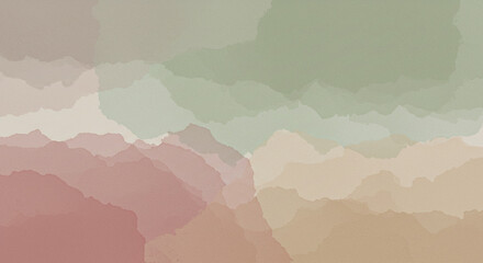 柔らかな色合いの水彩ミニマル抽象背景