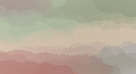 柔らかな色合いの水彩ミニマル抽象背景