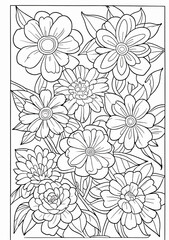 Fototapeta premium seamless floral background