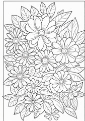 Obraz premium seamless floral background