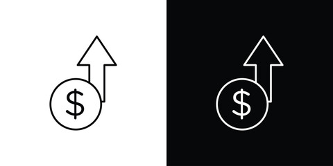 Lead conversion icon or logo, simple minimal style. outline doodle icon.