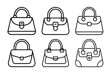 set of colorful bags