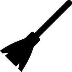 black shovel isolated on white