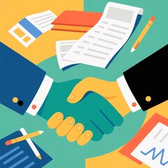 Business Partnership Digital Financial Agreement