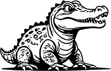 crocodile vector illustration