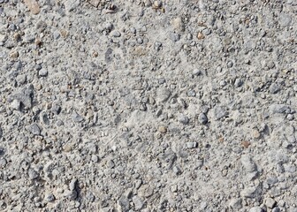 A close view of the cement sidewalk.