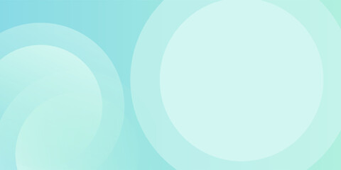 Minimalist banner background. Green and blue gradations.Circle geometric background. Simple design. Vector. EPS 10
