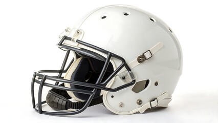 Fototapeta premium football helmet on white background