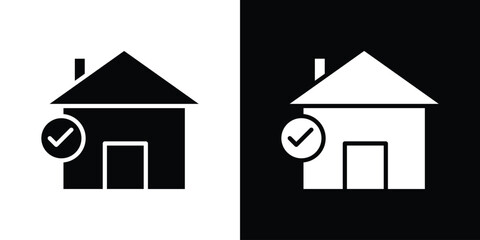 Home insurance icon design. vector graphics in flat.