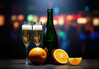 Romantic date in a nightclub