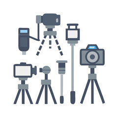 Obraz premium camera and tripod