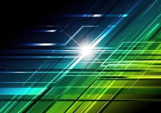 Dynamic convergence, light trails of modern technology and digital speed